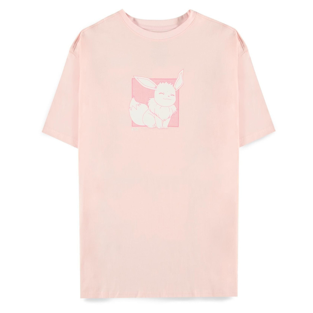 T-shirt de menina Pokémon Eeveelutions Oversized