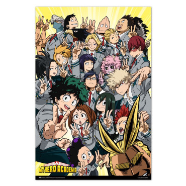 Cartaz My Hero Academia Classe 1-A