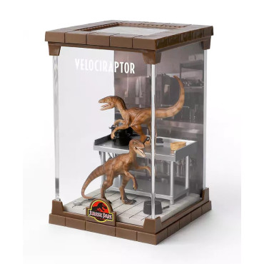 Diorama Figura Velociraptor Jurassic Park 18 cm