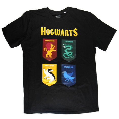 T-shirt Casas de Hogwarts de Harry Potter