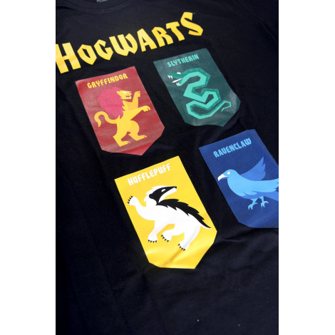 T-shirt Casas de Hogwarts de Harry Potter