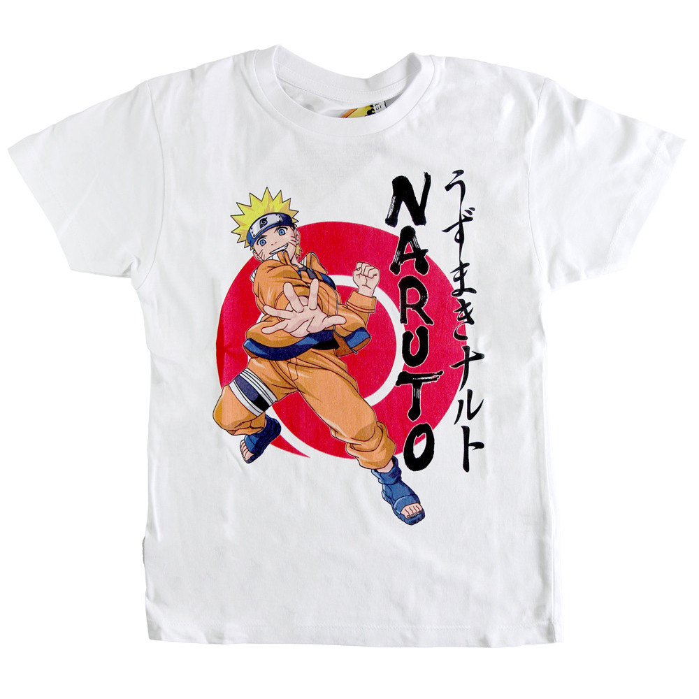 T-shirt para criança Naruto Uzumaki