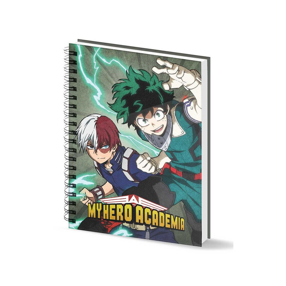 Caderno A5 My Hero Academia Personagens