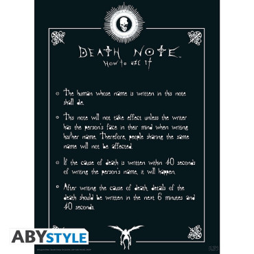 Conjunto de 2 posters do Death Note