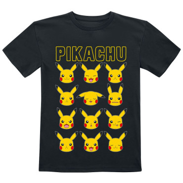 Camiseta Pokemon Pikachu Emoções