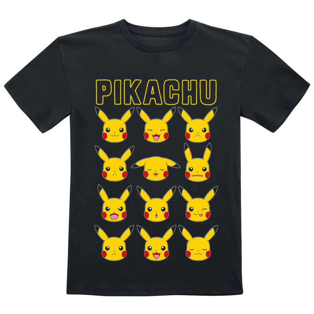 Camiseta Pokemon Pikachu Emoções