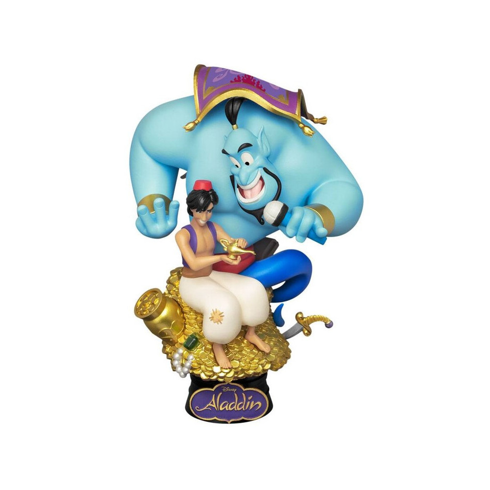 Figura Diorama D-Stage Aladdin com Génio 15 cm