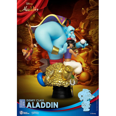 Figura Diorama D-Stage Aladdin com Génio 15 cm