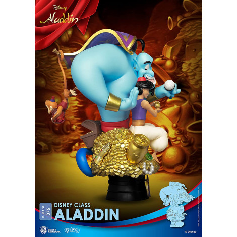 Figura Diorama D-Stage Aladdin com Génio 15 cm