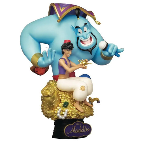 Figura Diorama D-Stage Aladdin com Génio 15 cm