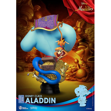 Figura Diorama D-Stage Aladdin com Génio 15 cm