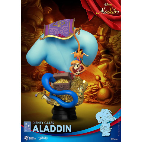 Figura Diorama D-Stage Aladdin com Génio 15 cm