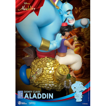 Figura Diorama D-Stage Aladdin com Génio 15 cm