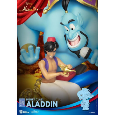 Figura Diorama D-Stage Aladdin com Génio 15 cm