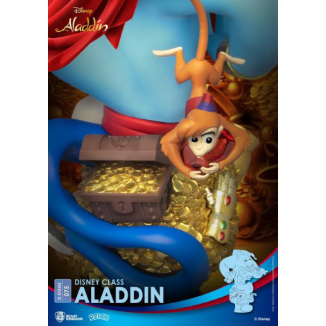 Figura Diorama D-Stage Aladdin com Génio 15 cm