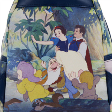 Saco mochila Loungefly Branca de Neve e os Sete Anões