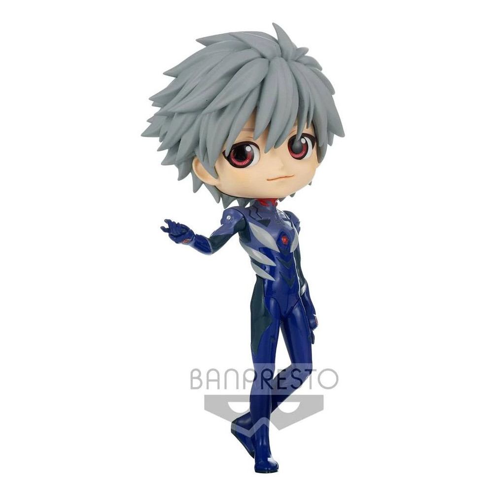 Q Posket Kaworu Nagisa Evangelion Minifigura 14 cm