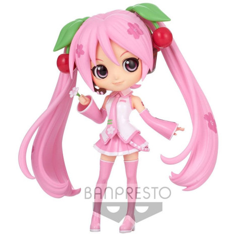 Minifigura Q Posket Hatsune Miku Sakura Miku 14 cm