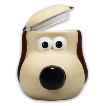 Frasco de Bolachas Wallace e Gromit