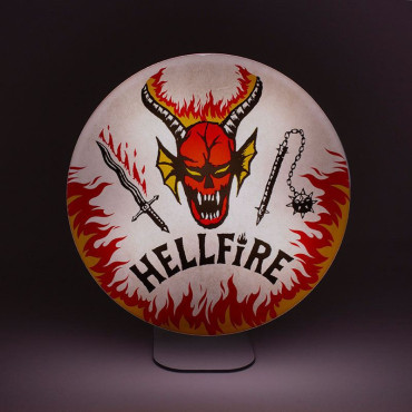 Stranger Things lámpara Hellfire Club Logo