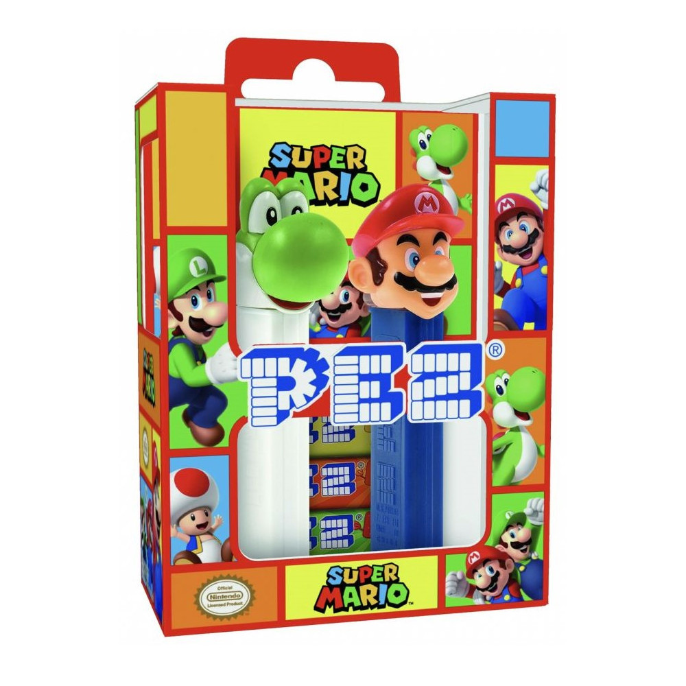 Dispensador de Rebuçados Surprise PEZ Super Mario