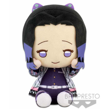 Brinquedo de peluche Shinobu Kimetsu no Yaiba 20 cm