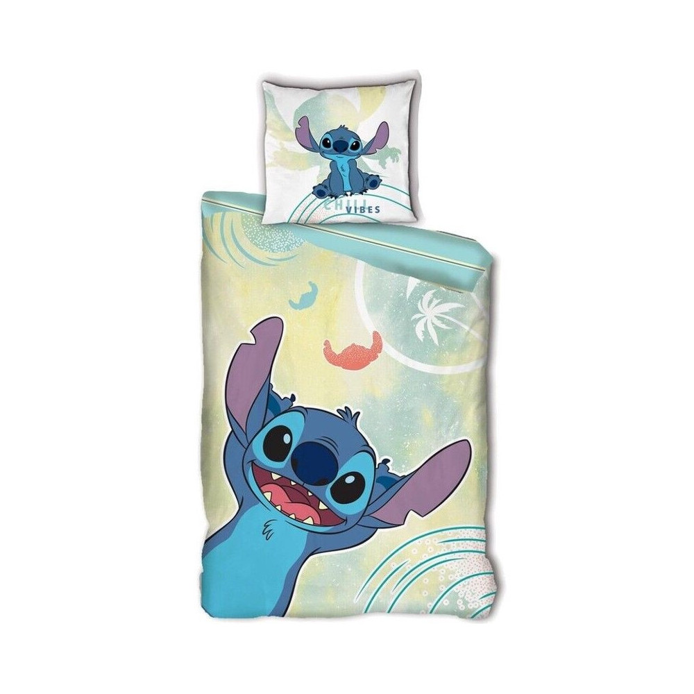 Capa de Edredon Algodão Stitch Disney