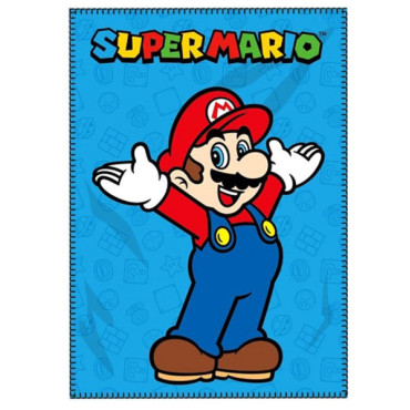 Manta de lã Super Mario Bros