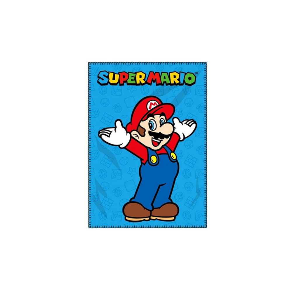 Manta de lã Super Mario Bros