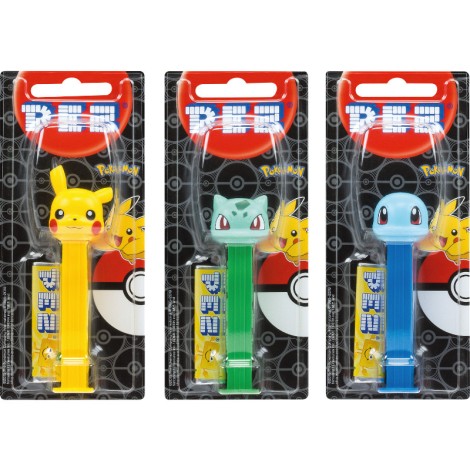 1 Dispensador PEZ Pokémon Pikachu surpresa