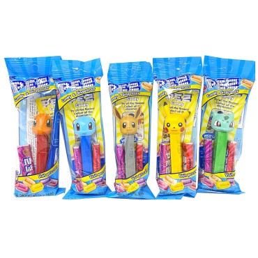 1 Dispensador PEZ Pokémon Pikachu surpresa