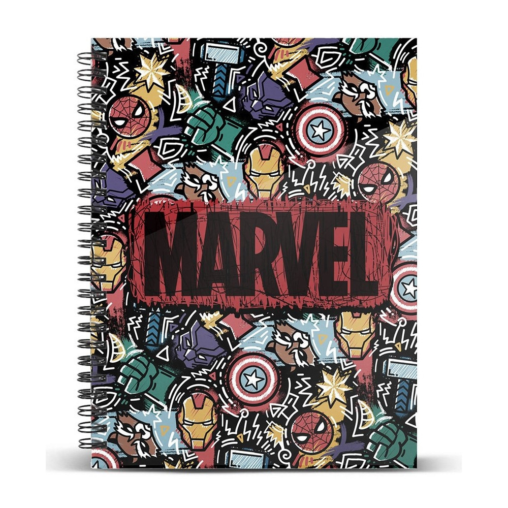 Caderno Vingadores A5 Marvel