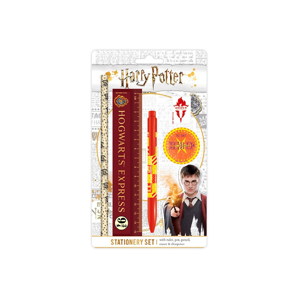 Conjunto de papelaria Harry Potter Hogwarts Express