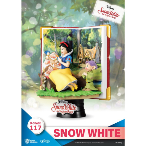 D-Stage Diorama Figura Branca de Neve Disney 14 cm