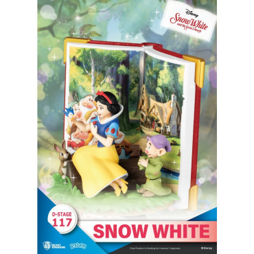 D-Stage Diorama Figura Branca de Neve Disney 14 cm