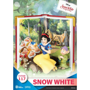 D-Stage Diorama Figura Branca de Neve Disney 14 cm