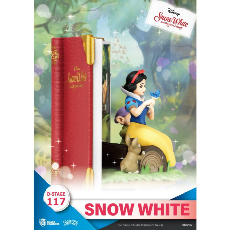 D-Stage Diorama Figura Branca de Neve Disney 14 cm