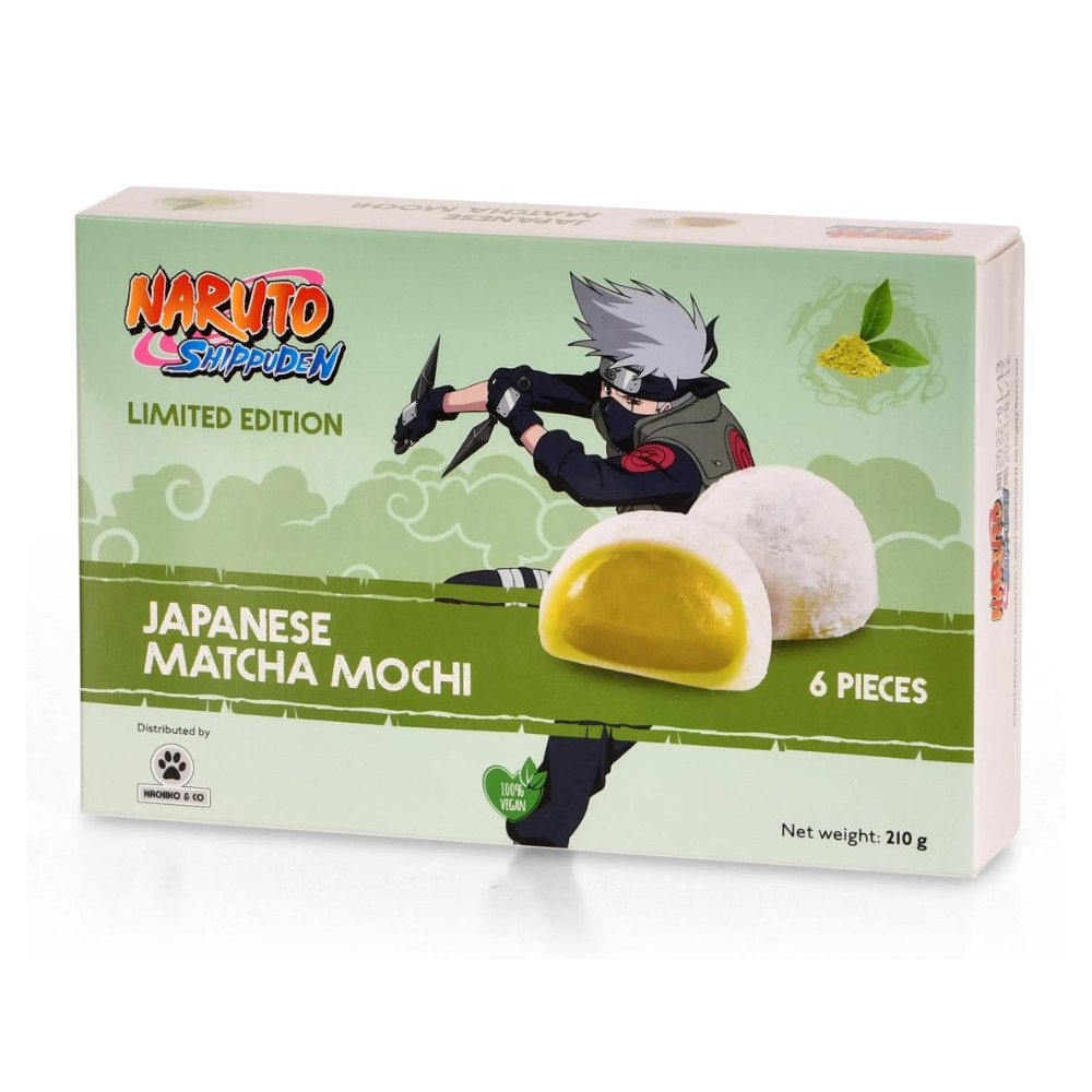 NARUTO 6 MOCHIS JAPONESES TÉ VERDE MATCHA EDICIÓN LIMITADA