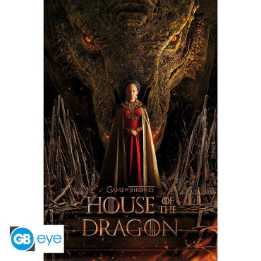 Cartaz de Rhaenyra Targaryen A Casa do Dragão