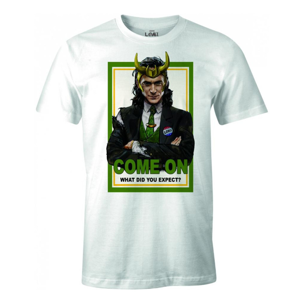 Loki Marvel President T-Shirt Branco