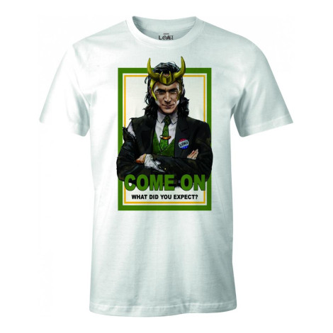 Loki Marvel President T-Shirt Branco