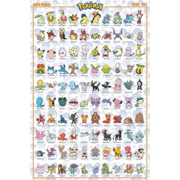 Cartaz Pokémon Johto