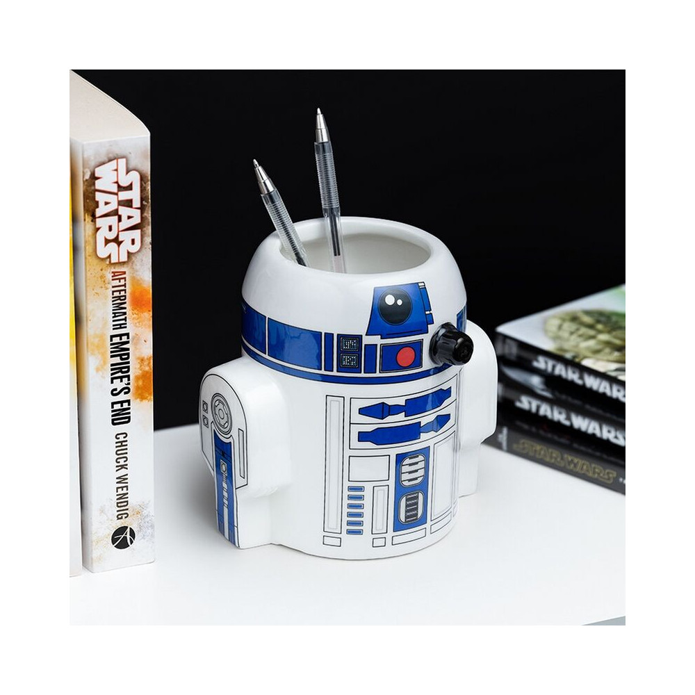 Porta-lápis R2D2 ou vaso de flores pequeno Star Wars