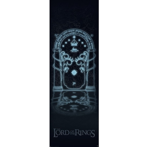 Cartaz das Portas de Durin 53x158cm O Senhor dos Anéis