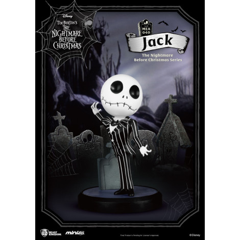 Jack Skellington Mini Egg Attack Nightmare Before Christmas Figure (Figura do Pesadelo Antes do Natal)