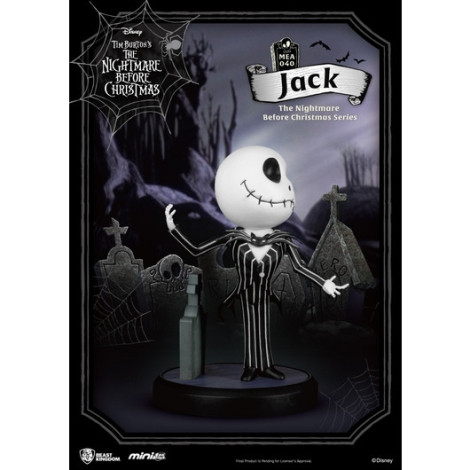 Jack Skellington Mini Egg Attack Nightmare Before Christmas Figure (Figura do Pesadelo Antes do Natal)