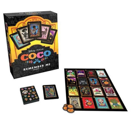 Jogo de tabuleiro Coco Disney Bingo