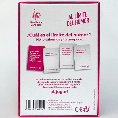 Jogo de cartas da Banana Republic no limite do humor