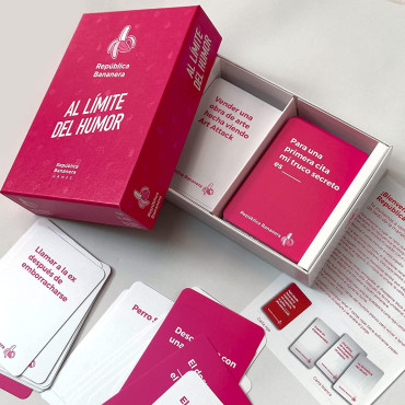 Jogo de cartas da Banana Republic no limite do humor