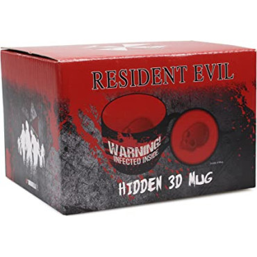 Caneca Resident Evil Hidden Skull 3D